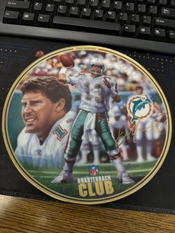 1996 Dan Marino NFL Collectible Plate