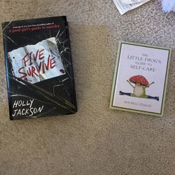 Five Survive by Holly Jackson (2022 Hardcover) Perfect Shape Fast Shipping / Frog book guide to self care! 