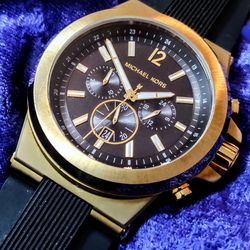 Michael Kors Dylan Chronography Gold Tone Men's Watch MK8445