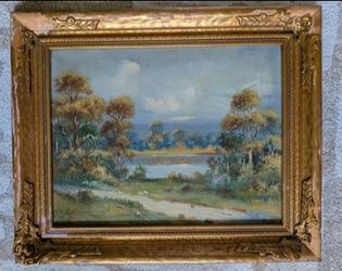 Oil painting owned by Vanderbilt