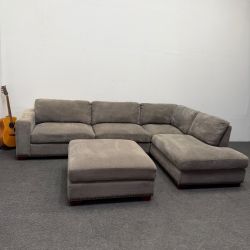 Costco Thomasville Sectional Couch with Ottoman - Can Deliver