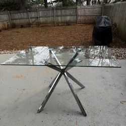Glass Dining table