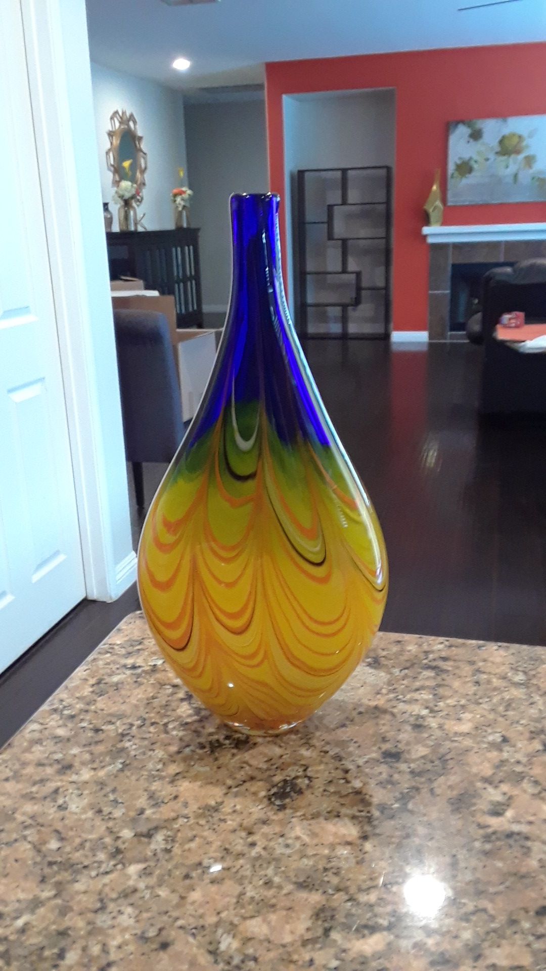 Large vase home decor