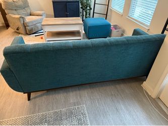 Teal Sofa