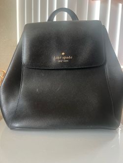 Kate Spade Madison Flap Backpack in black