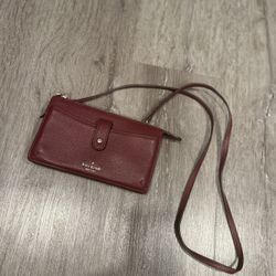 Maroon Crossbody, Kate Spade Purse