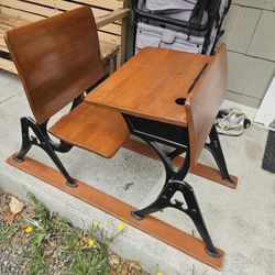 Vintage School Desk