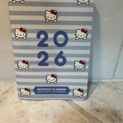 Hello Kitty Mini Month Planner 8/2025-12/2026