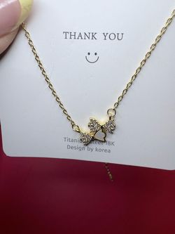 New Cute Gold and silver plated Stainless Steel Necklaces