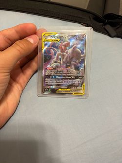 Mewtwo and Mew promo card mid condition