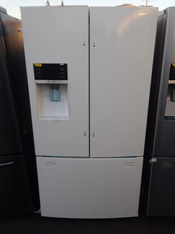 New white refrigerator 36x69
