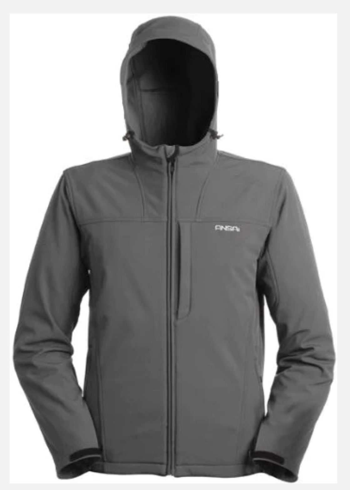 New Mobile Warming Men's Heated Jacket battery Silverpeak Size XLarge Hooded