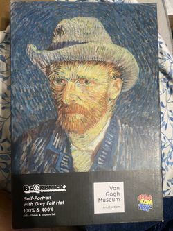 BEARBRICK Van Gogh Museum Self-Portrait with Grey Felt Hat 400% MEDICOM