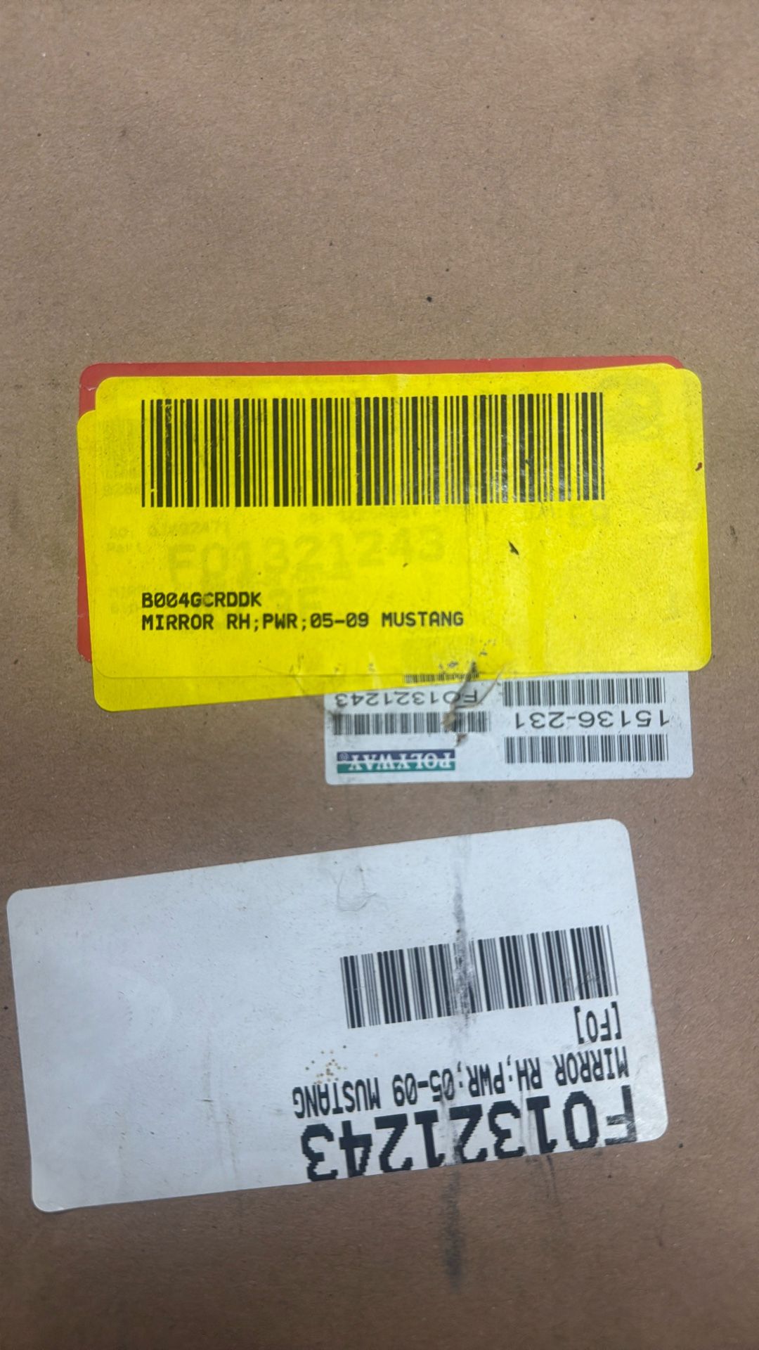 Mustang Mirror RH PWR 05-09 Brand New