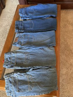 Boys Jeans 5 Pairs Size 16