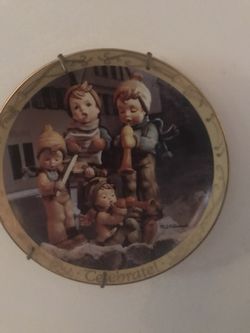 Hummel MJ porcelain plate Celebrate