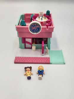 Vintage 1994 Bluebird Polly Pocket Drive-In Burger Restaurant ***INCOMPLETE***R5
