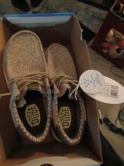 NEW Hey Dudes Warm Brown shoes men size 10