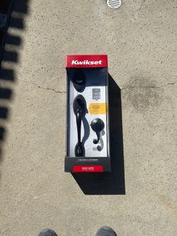 Kwikset Shelburne Bronze Front Door Handleset