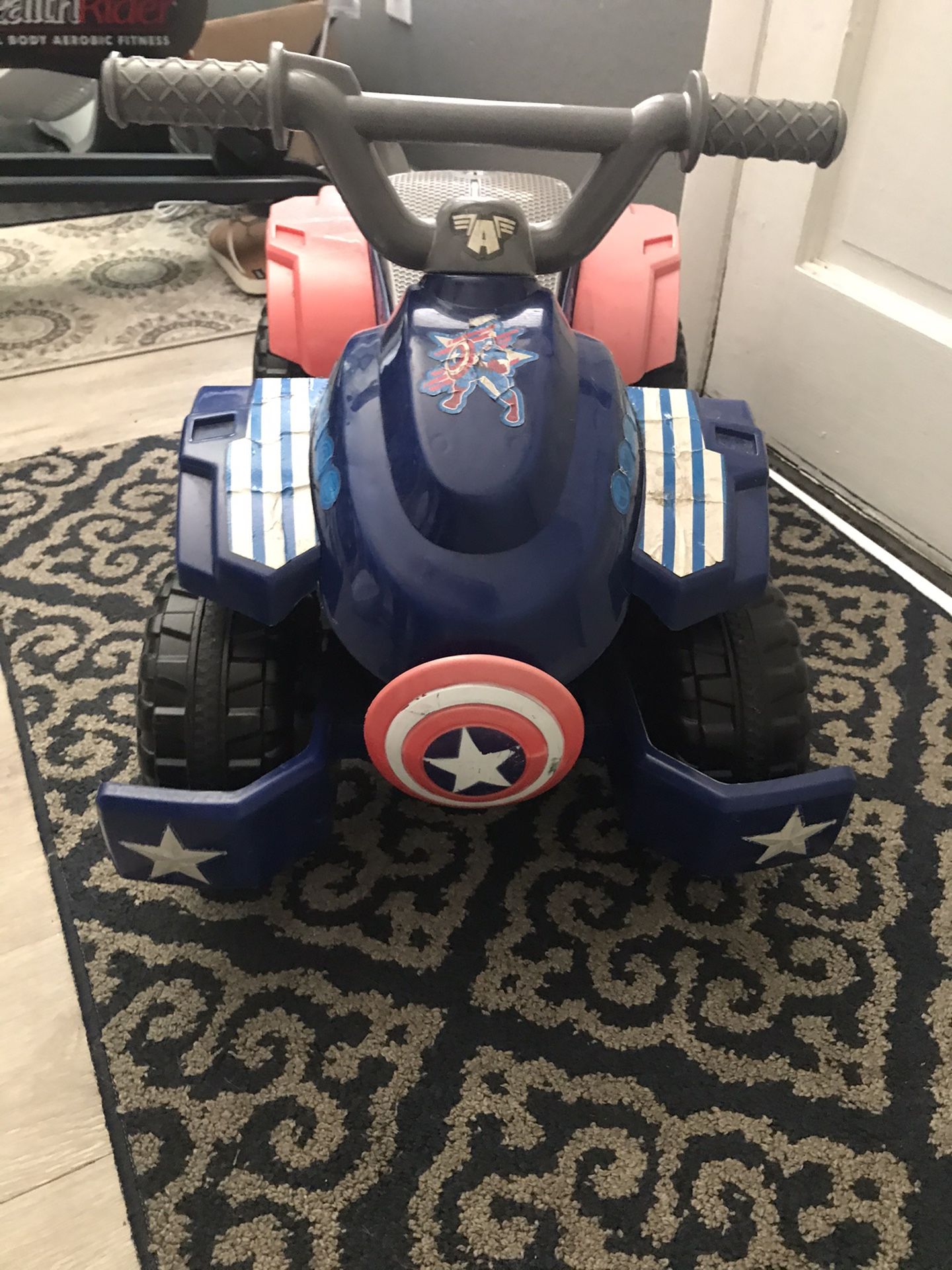 Battery Operated Captain America Children’s ATV / Truck