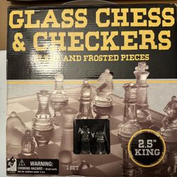 Glass Chess & Checkers