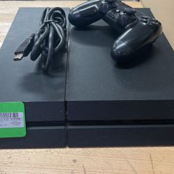 PS4 System With Cords