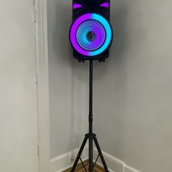 15 Inch RGB Party Speaker With a Stand.