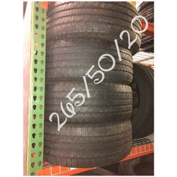 Used tires for sale 265/50/20 $200 all four free installation and balancing