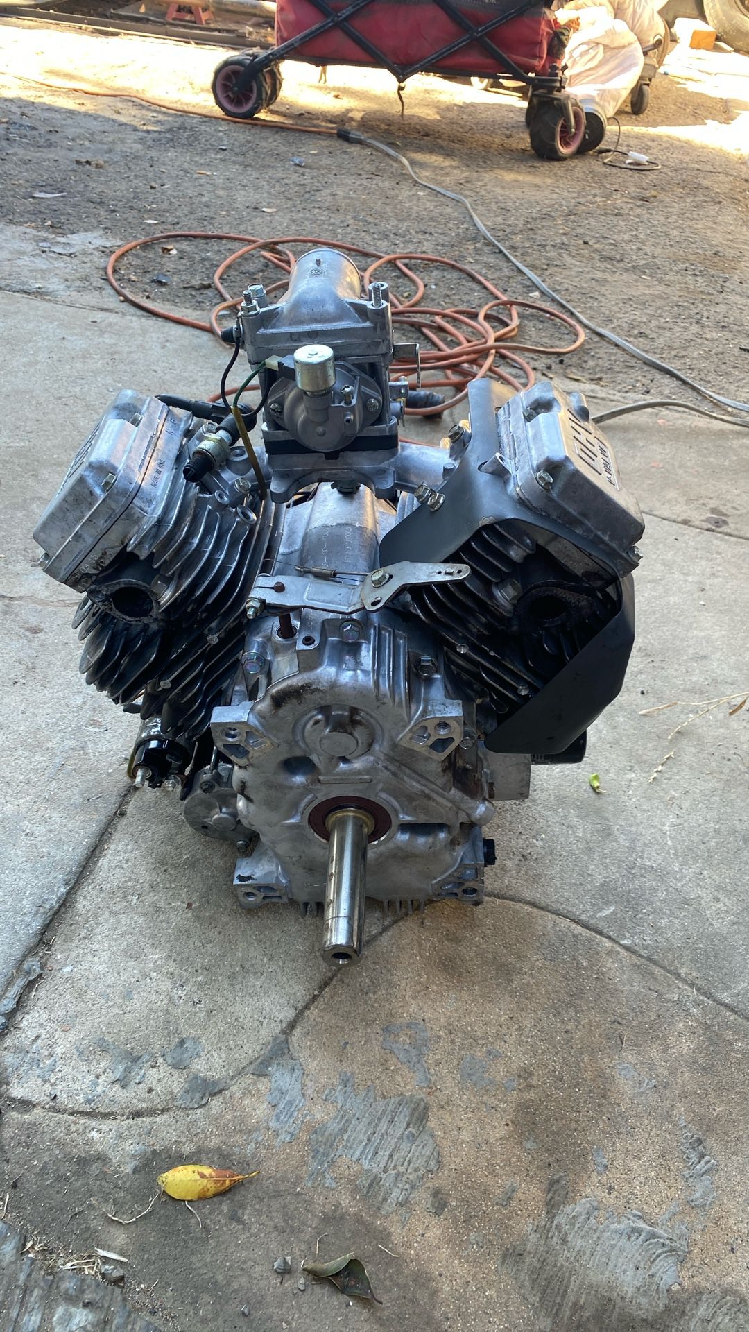 Gas V Twin Electric Start Motor