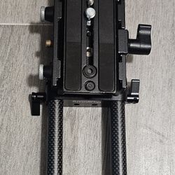 SMALLRIG Camera Base Plate w/15mm LWS Rod Rail Clamp, V mount Battery Plate