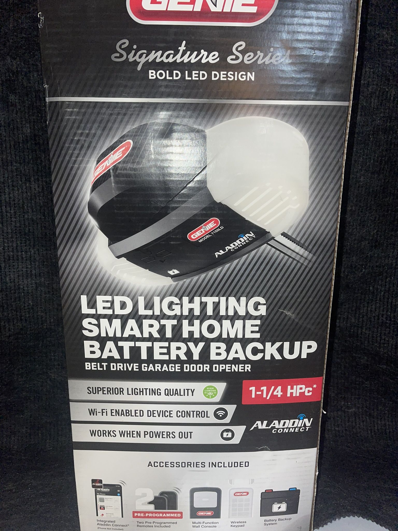 Genie 1-1/4 HPC Belt Drive Smart Garage Door Opener