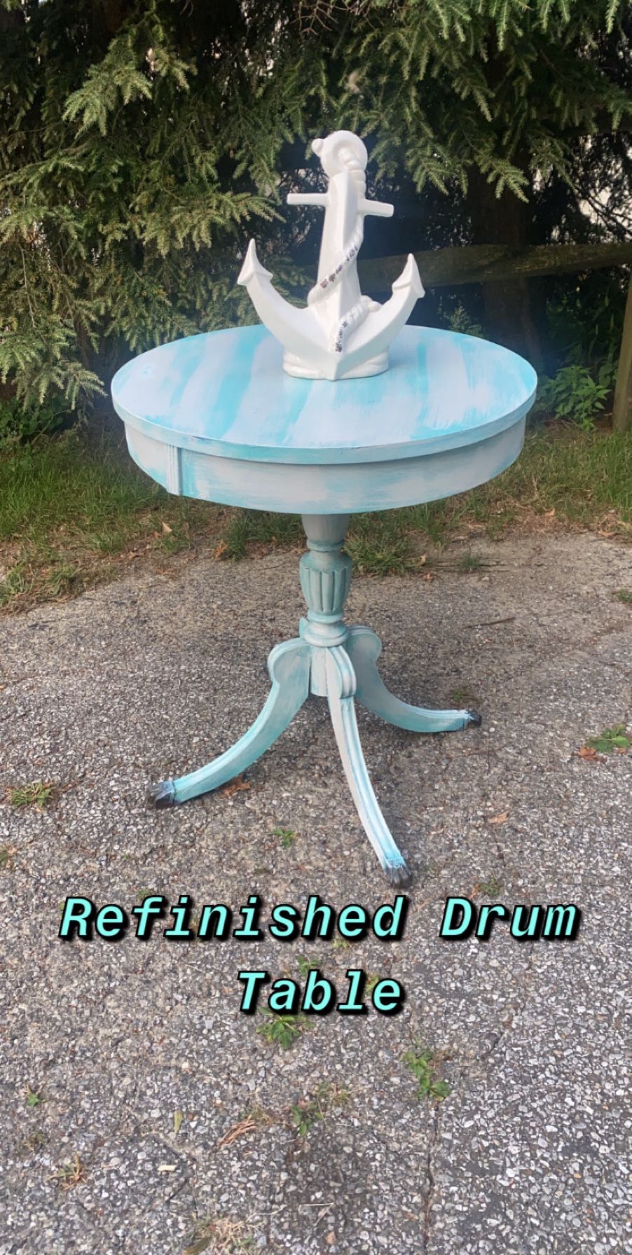 Vintage Drum Table