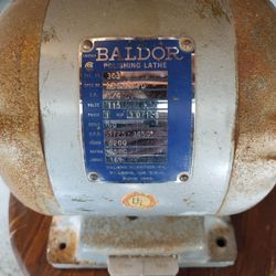 Baldor 353 2 Speed Polishing Lathe