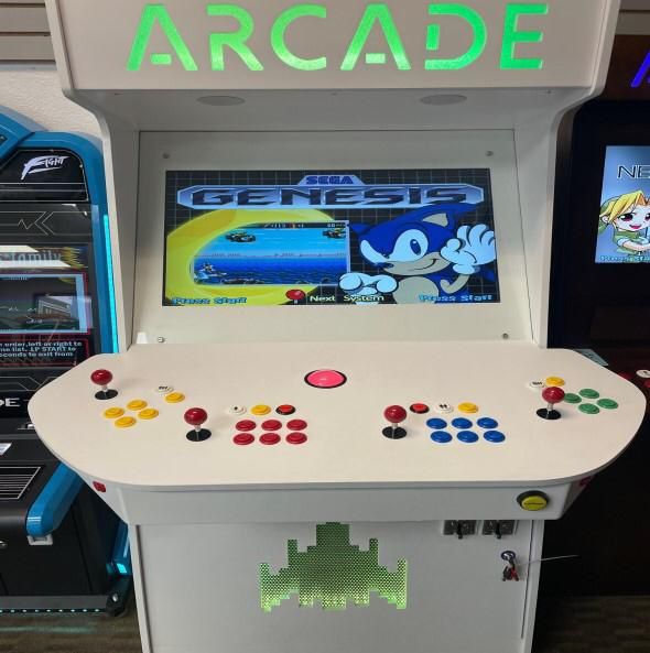 Ice White 4 Player Multicade Arcade Game With Over 7000 Games