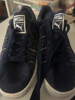 Puma Suede Striped Sneakers - US 8