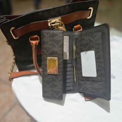 Michael Kors purse and wallet with pen