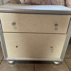 Bed back board and night stand