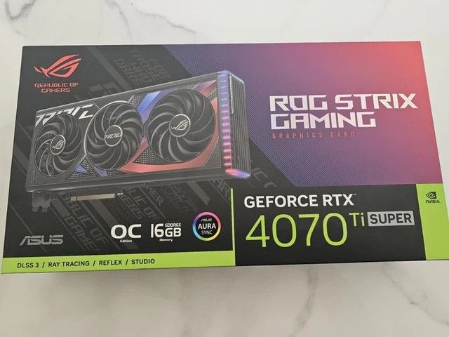ASUS ROG STRIX GeForce RTX 4070 Ti SUPER O16G-GAMING GPU Graphics Card