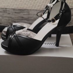 Woman's Open Toe High Heel