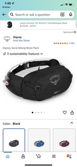 Osprey Seral 7 Hydration Waist Pack Biking Hiking