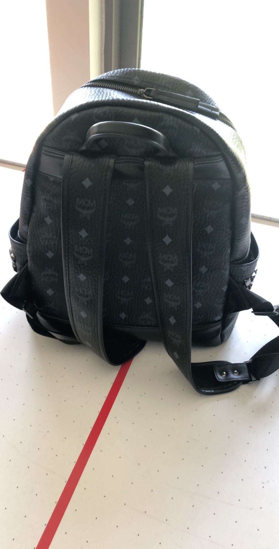 Mcm black backpack