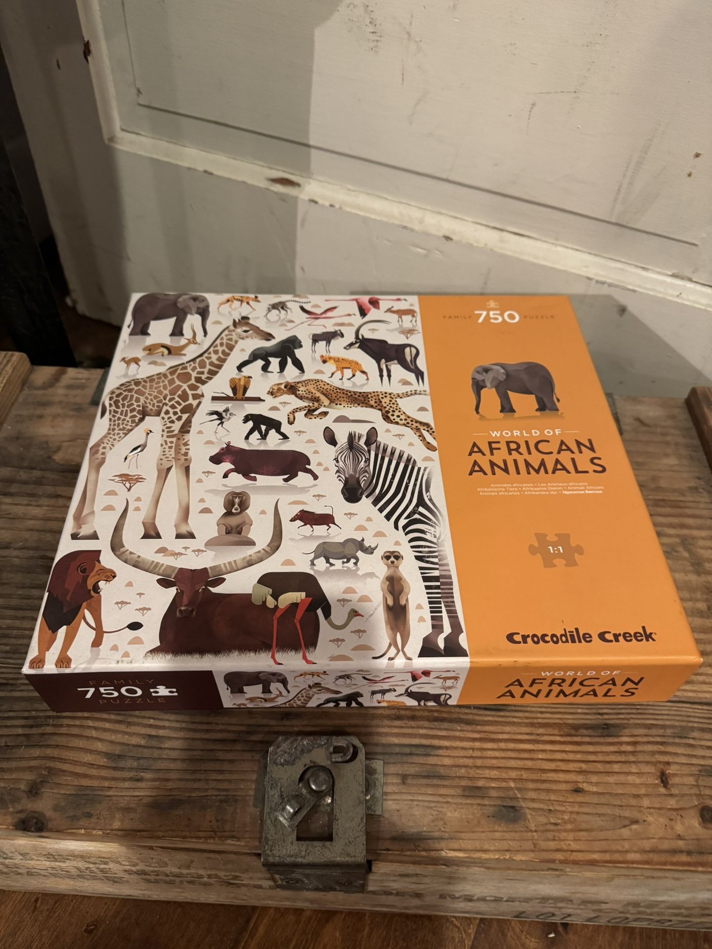 Crocodile Creek African Animals 750 Piece Puzzle NEW.