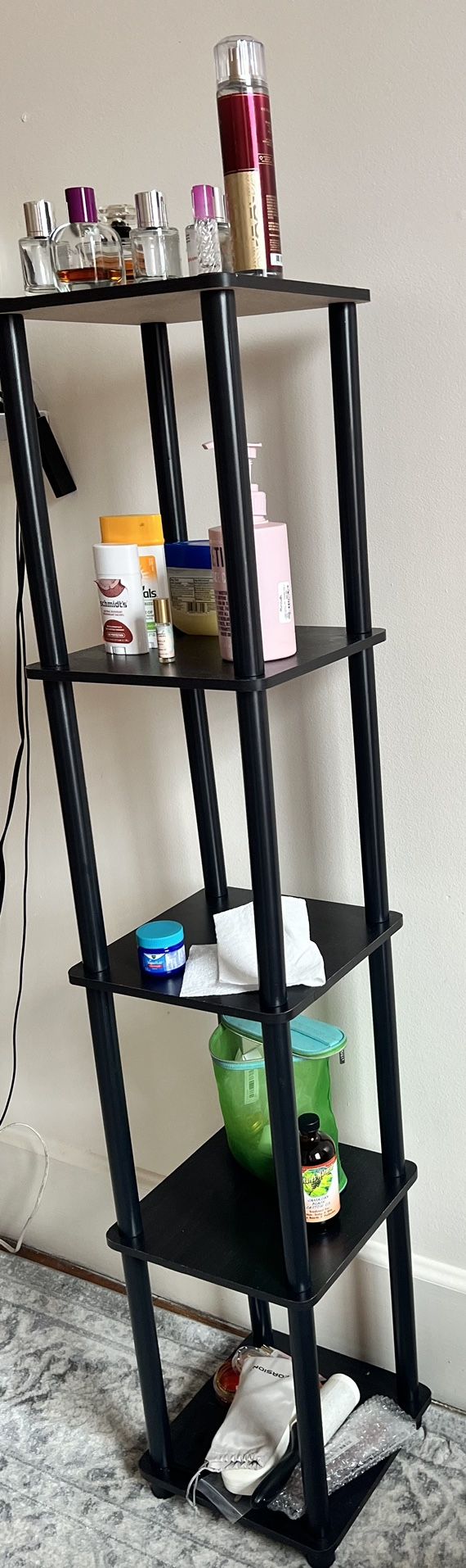 5-Tier Corner Square Rack Display Shelf