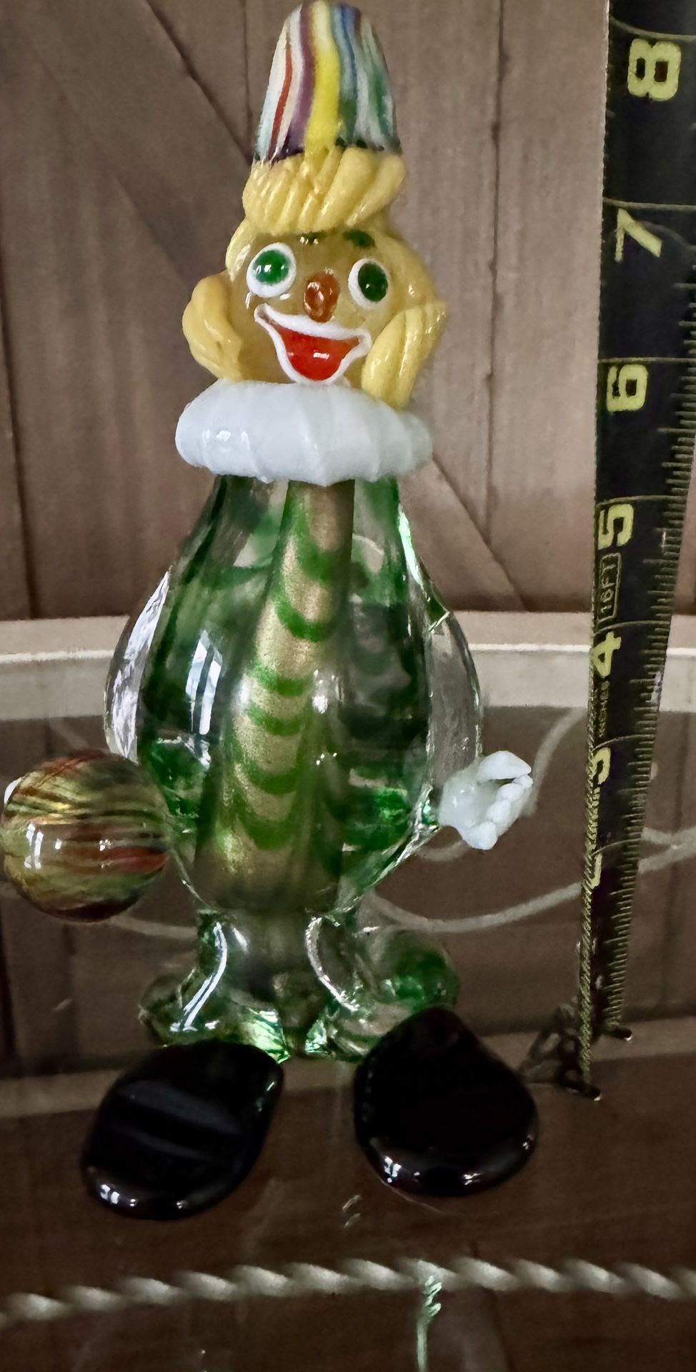 Murano Clown Holding Ball Perfect Condition