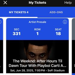WEEKND CONCERT AT SOFI STADIUM (6/28)