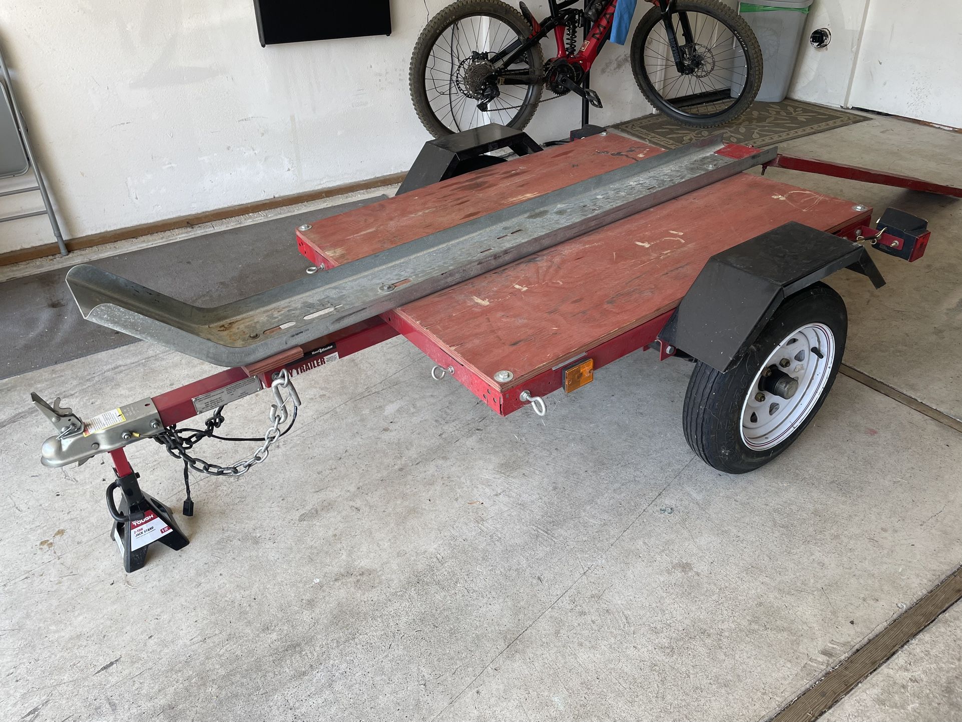 Harbor Freight 4ft Dirt Bike Motorcycle Trailer Small