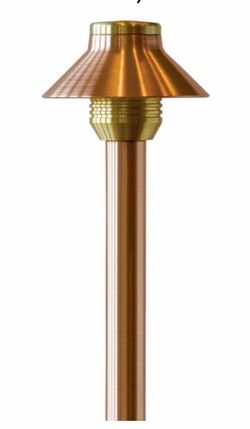 Landscape lighting copper pathways FX
