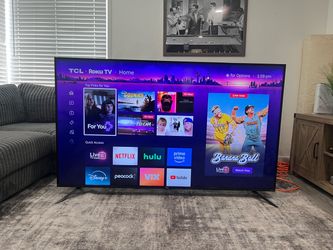 75” TCL 4K smart tv