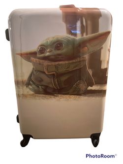 BRAND NEW! Baby Yoda FUL Suitcase 29”