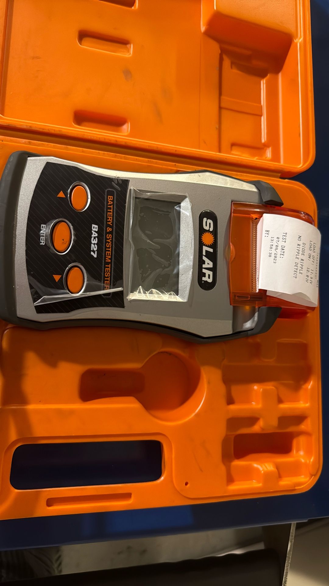 Solar Battery Tester With Report Printer